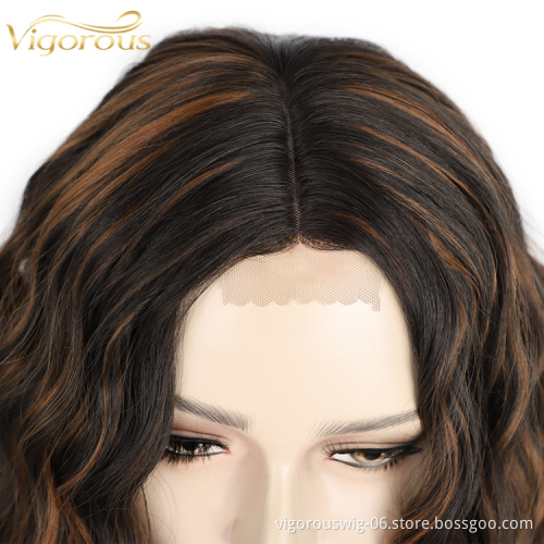 Vigorous Heat Resistant Futura Silk Short Bob For Black Women Wholesale High Temperature Synthetic Wigs Lace Front